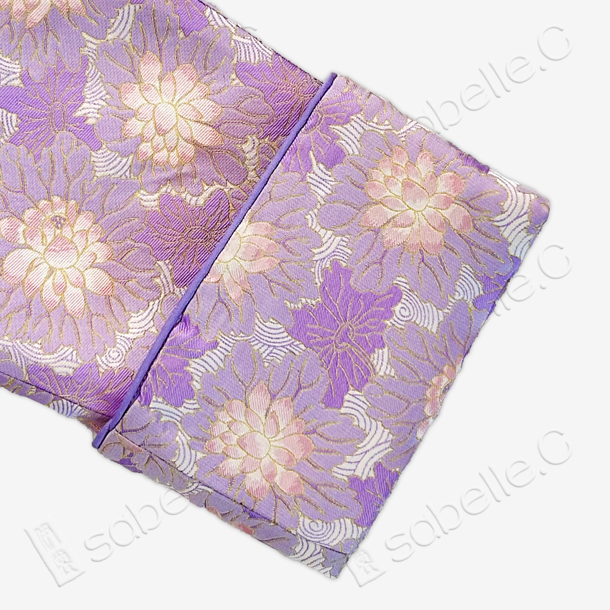 Silk Satin Floral Pattern Chinese Short Coat