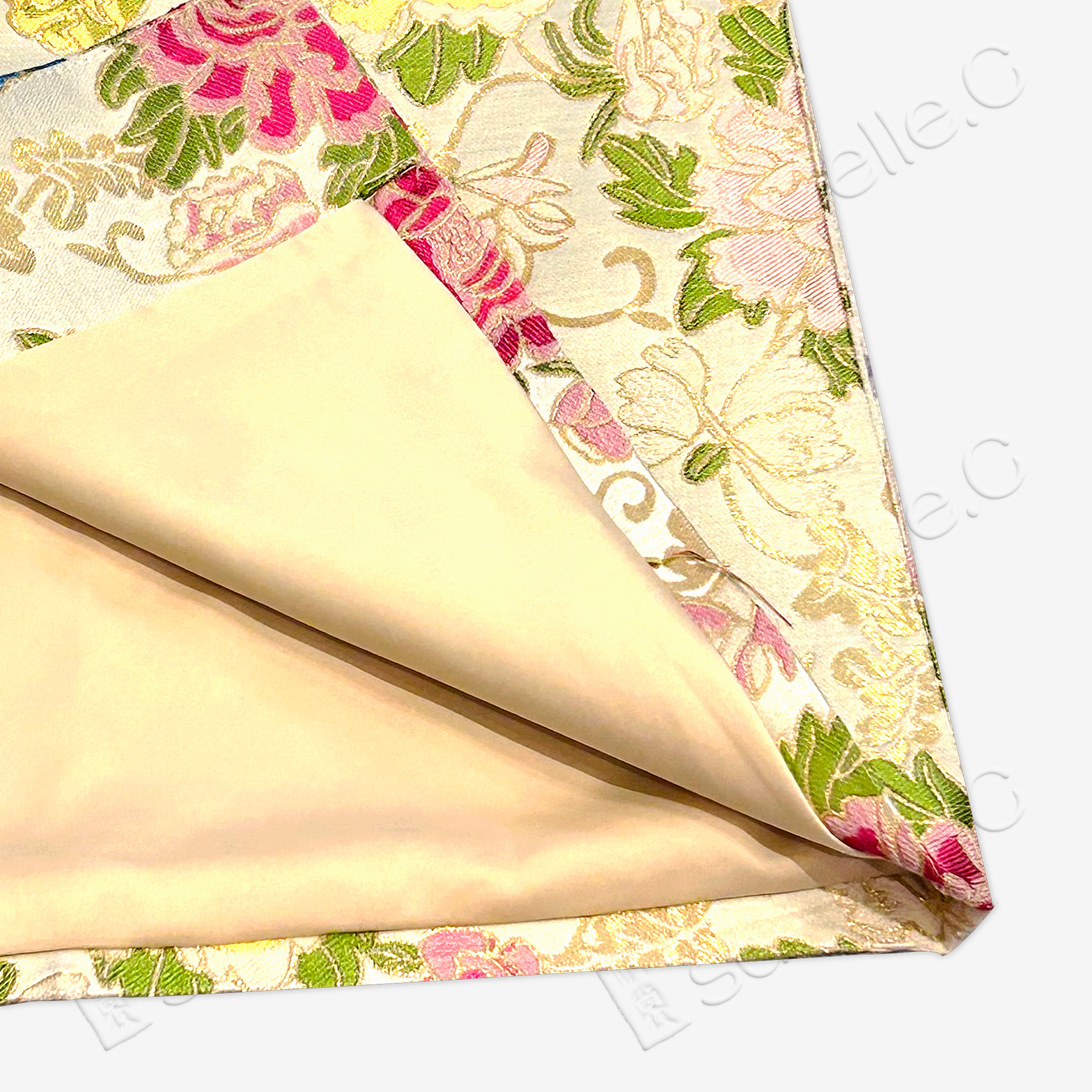 Floral Jacquard Short Chinese Coat