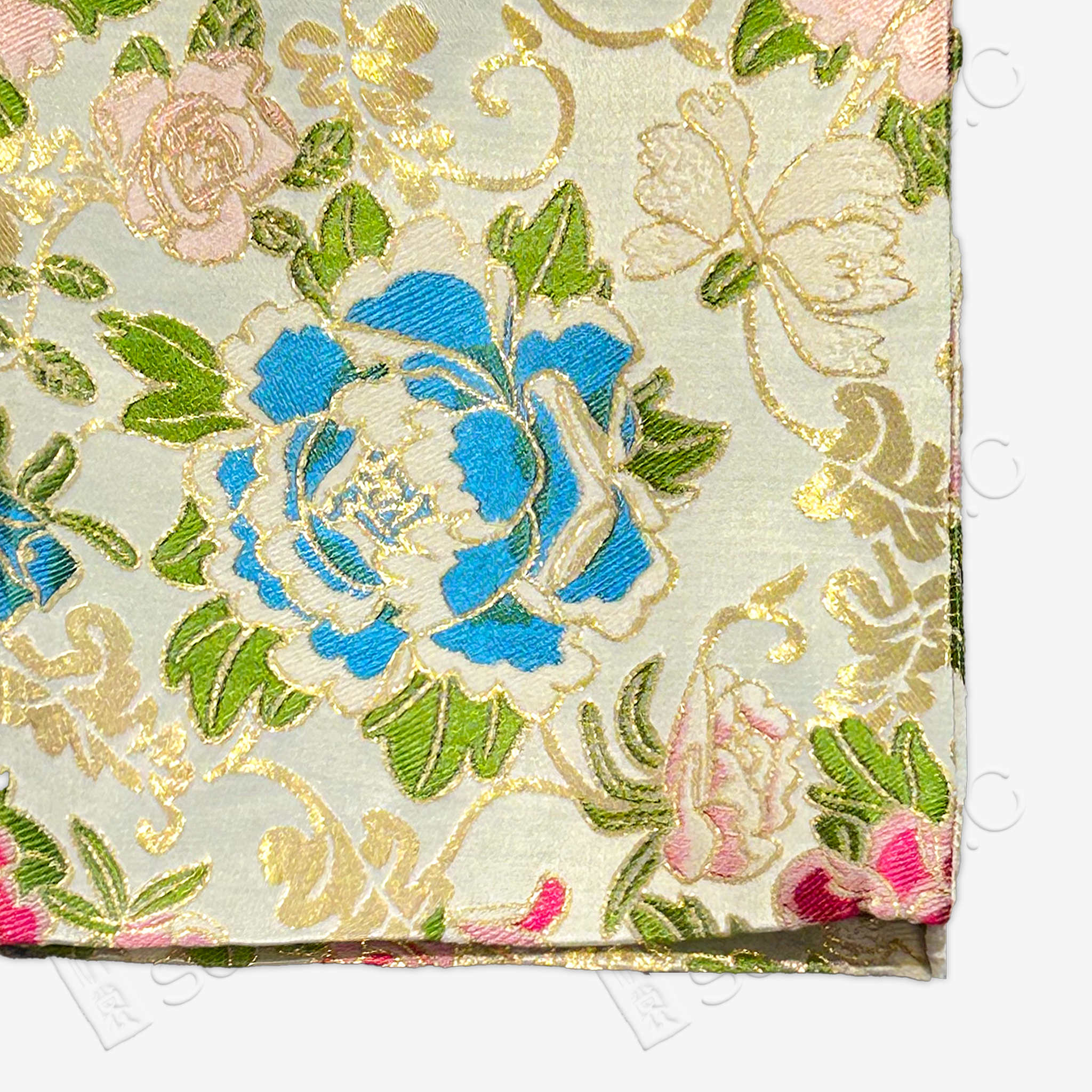 Floral Jacquard Short Chinese Coat