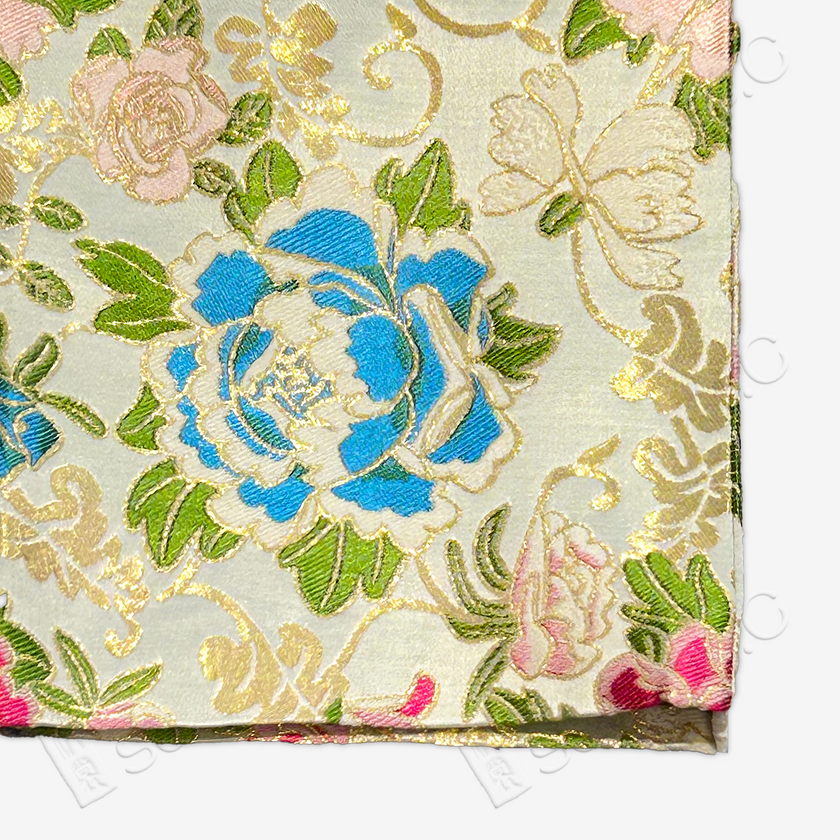 Floral Jacquard Short Chinese Coat