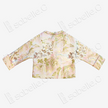 Landscape & Horse Jacquard Short Chinese Coat
