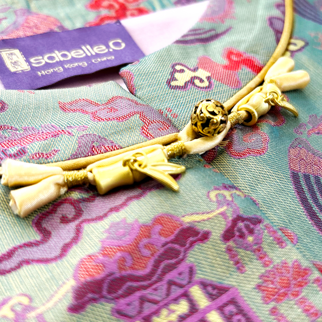 Short Chinese Brocade Coat