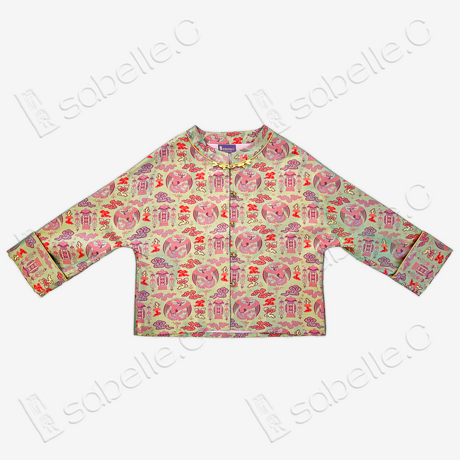 Short Chinese Brocade Coat