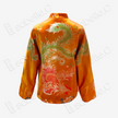 Silk Satin Tangerine Chinese-Style Jacket