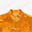 Silk Satin Tangerine Chinese-Style Jacket