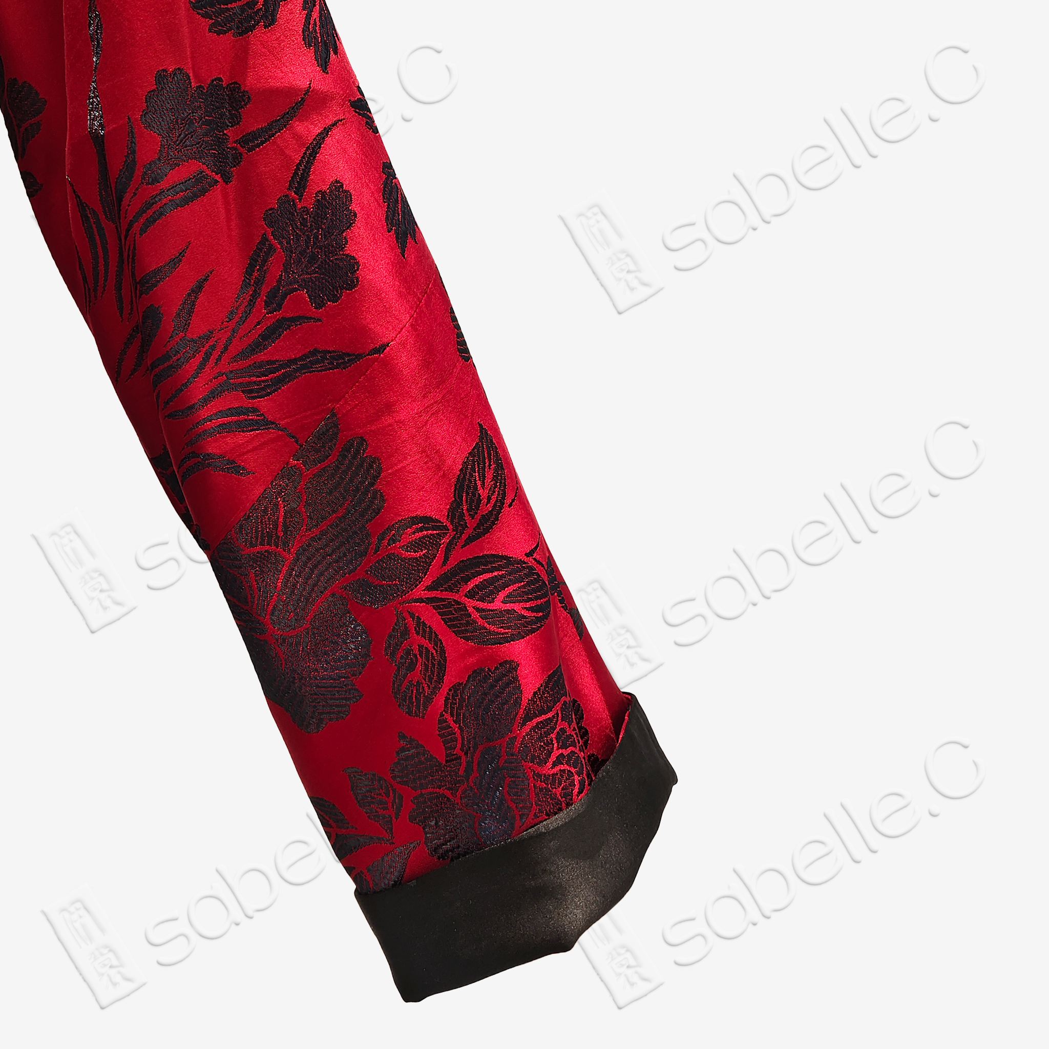 Silk Satin Oriental Mandarin Collar Jacket