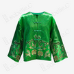 Silk Satin Oriental Mandarin Collar Jacket