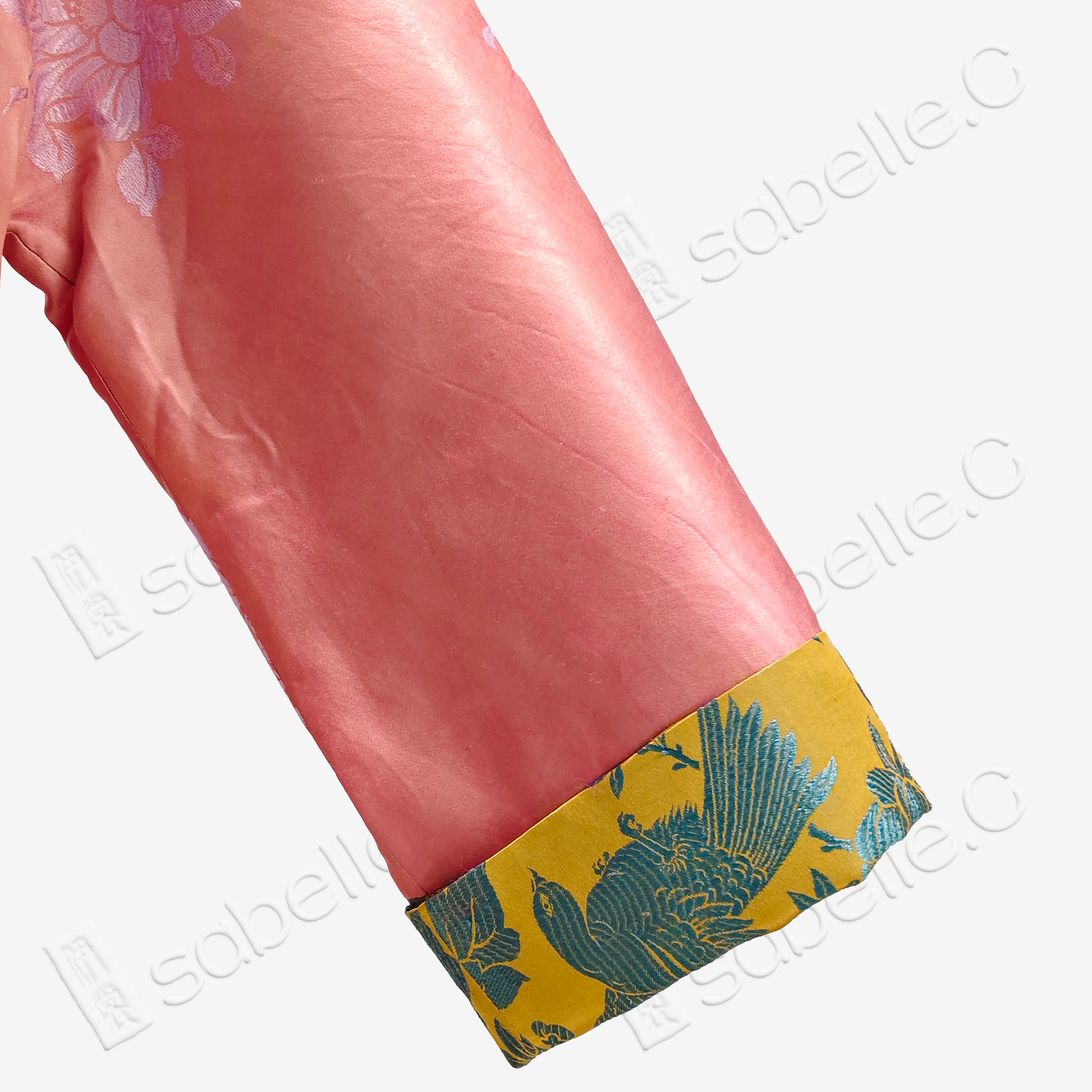 Silk Satin Oriental Mandarin Collar Jacket