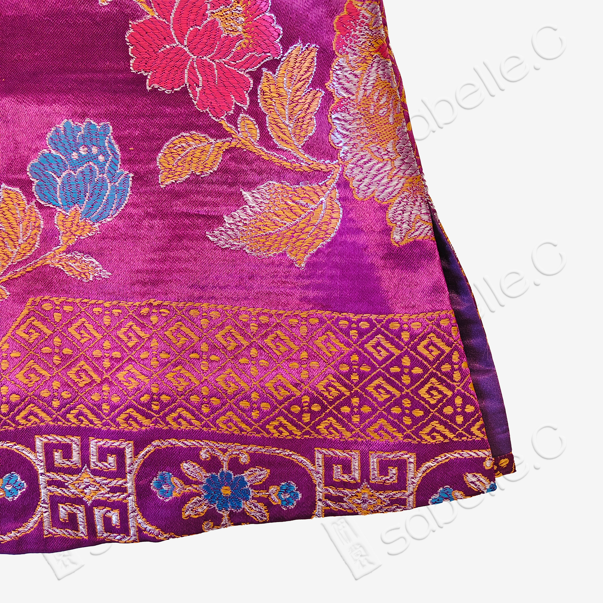 Silk Satin Oriental Mandarin Collar Jacket