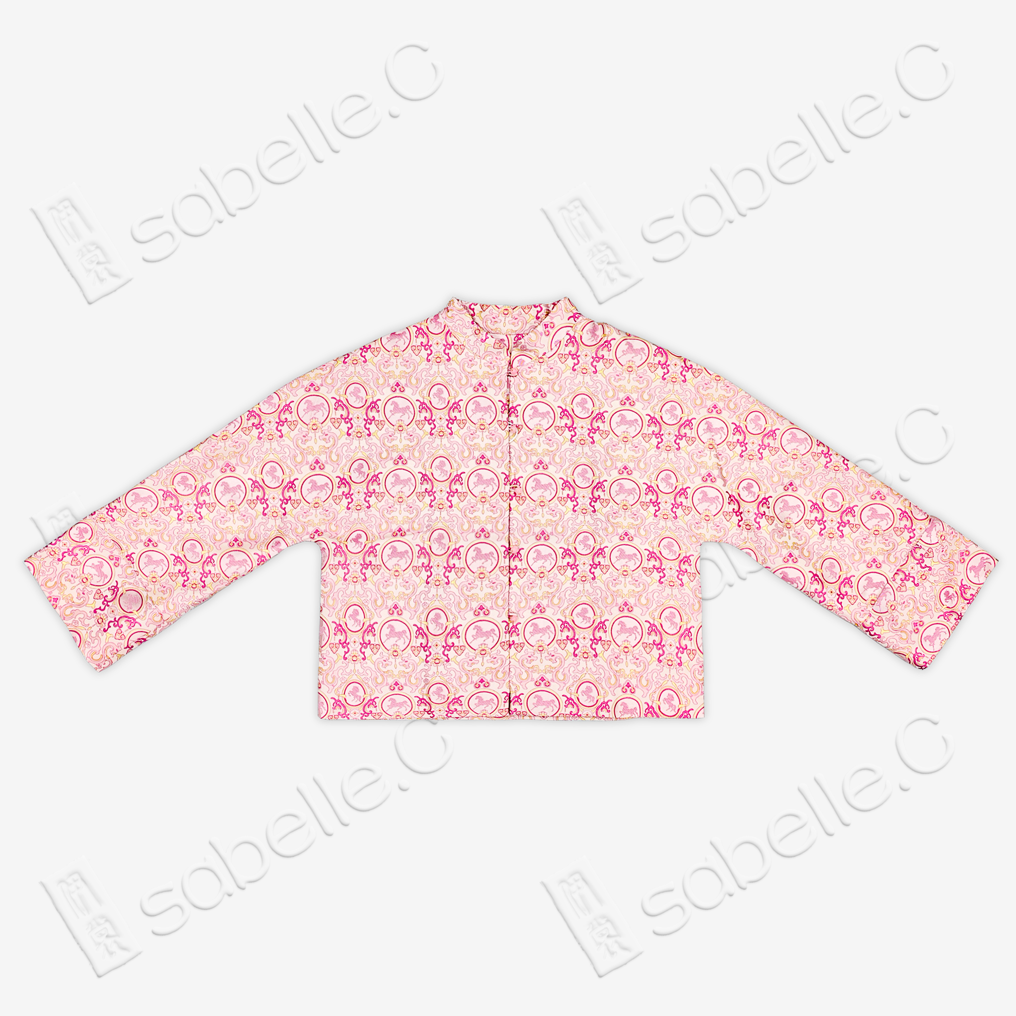 Short Chinese Brocade Coat