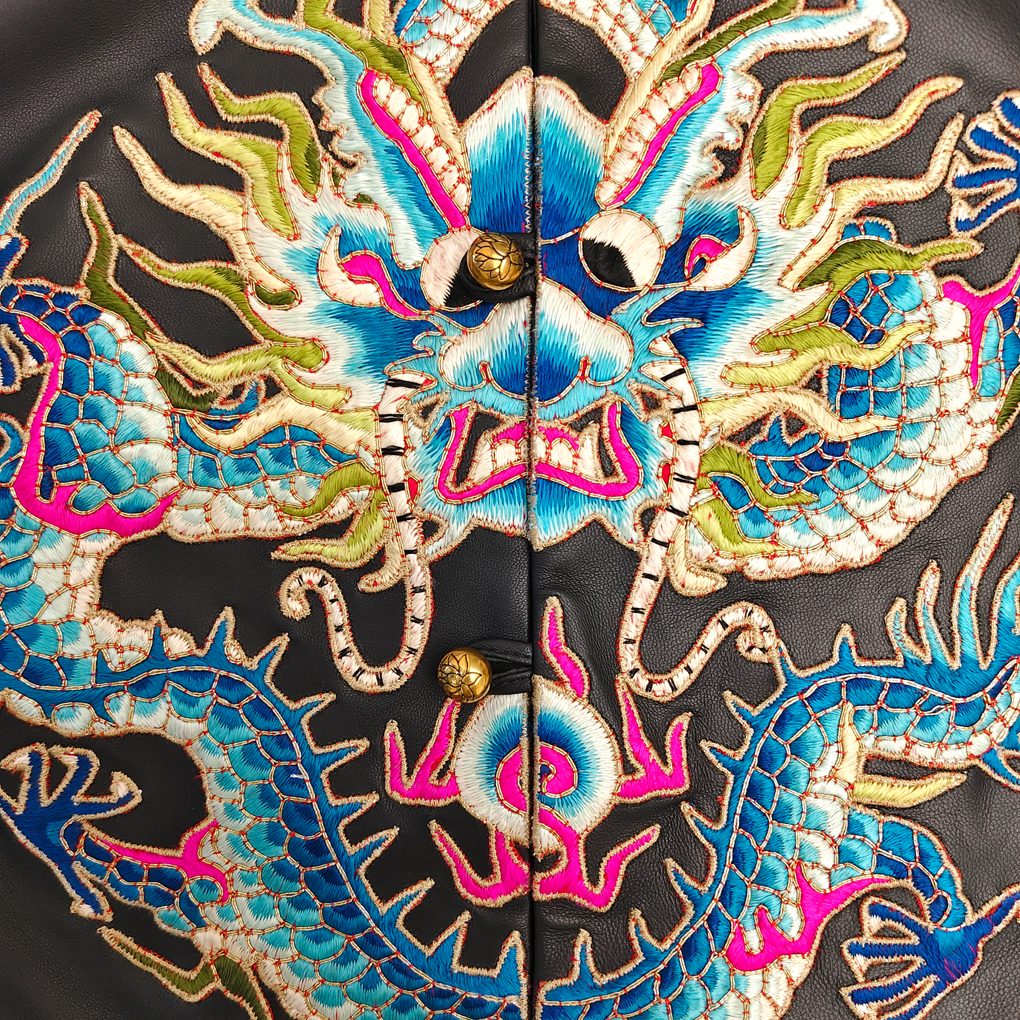 Vintage Embroidery Silk Jacket