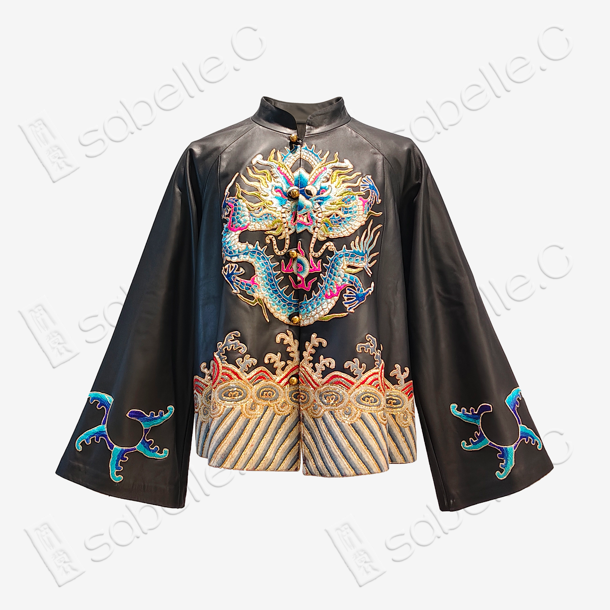 Vintage Embroidery Silk Jacket