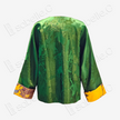 Silk Satin Jacker with Song Brocade Cuffs