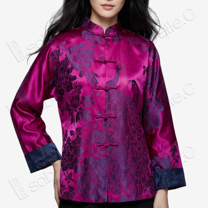 Silk Satin Tang Outerwear