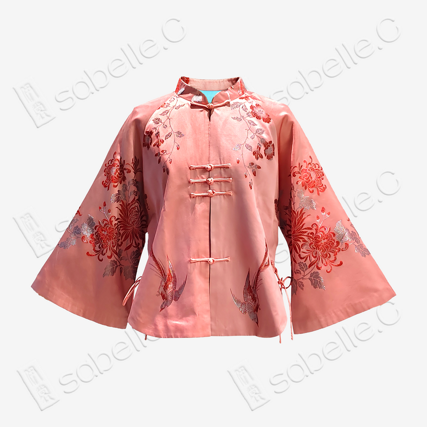 Silk Satin  New Chinese Style Jacket