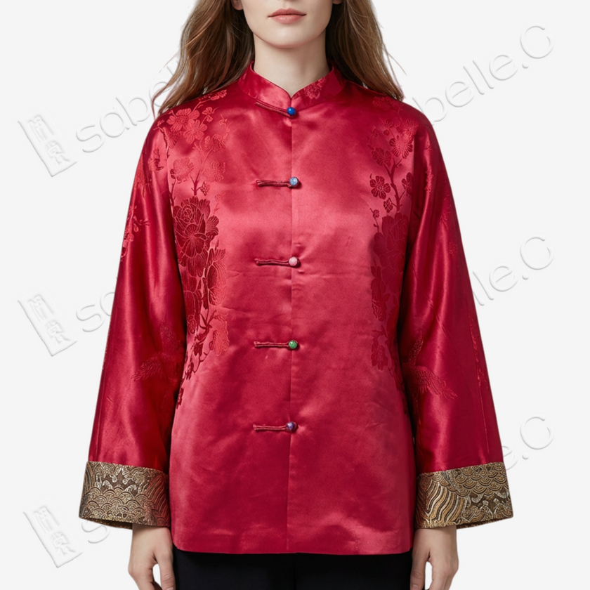 Silk Satin Tang Outerwear