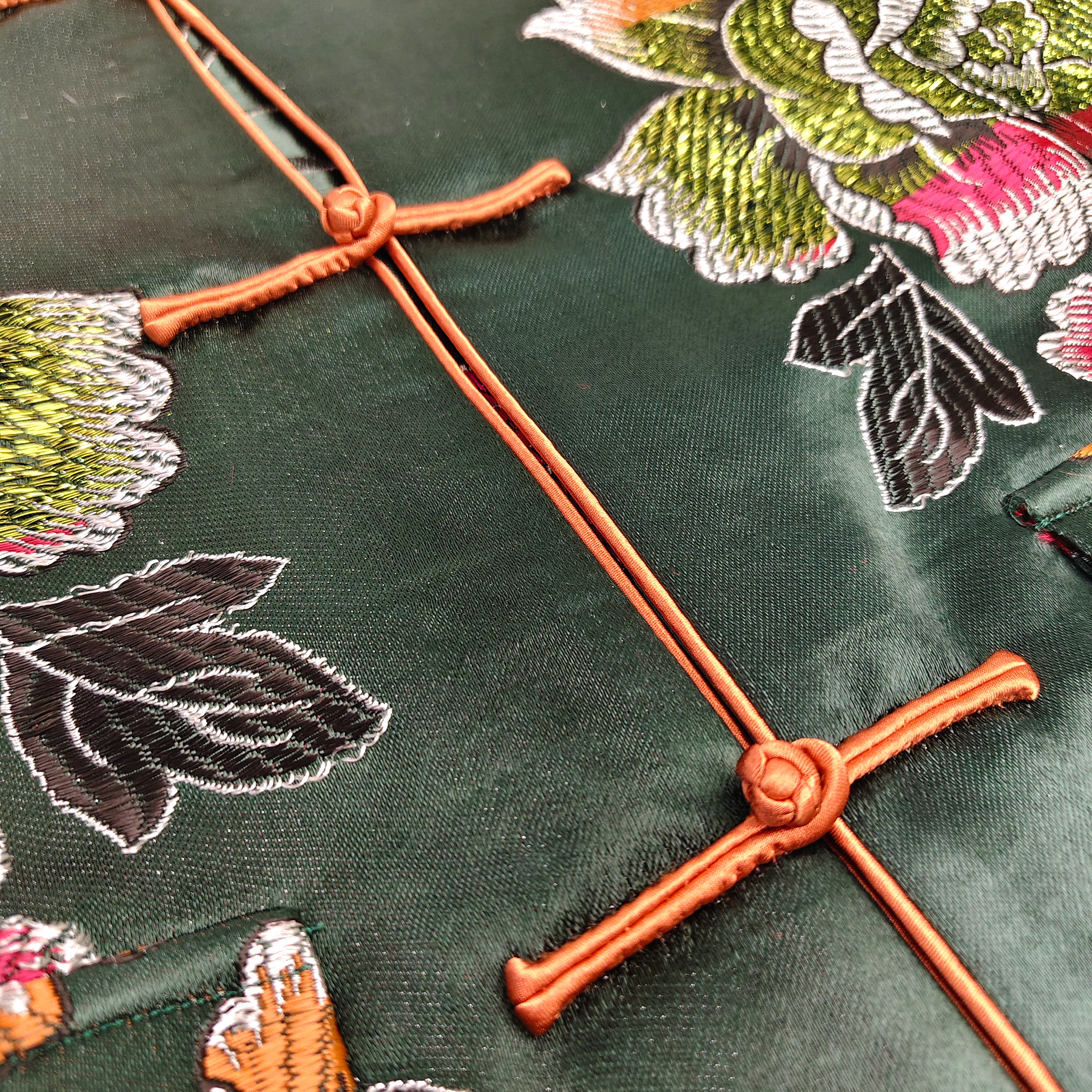 Premium Heavyweight Vintage Silk Jacket with Cuff Panel