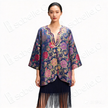 Yunjin Brocade V-Neck Coat