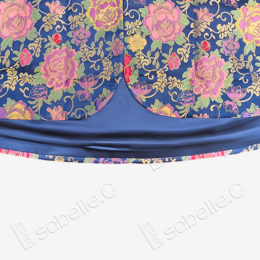 Yunjin Brocade V-Neck Coat