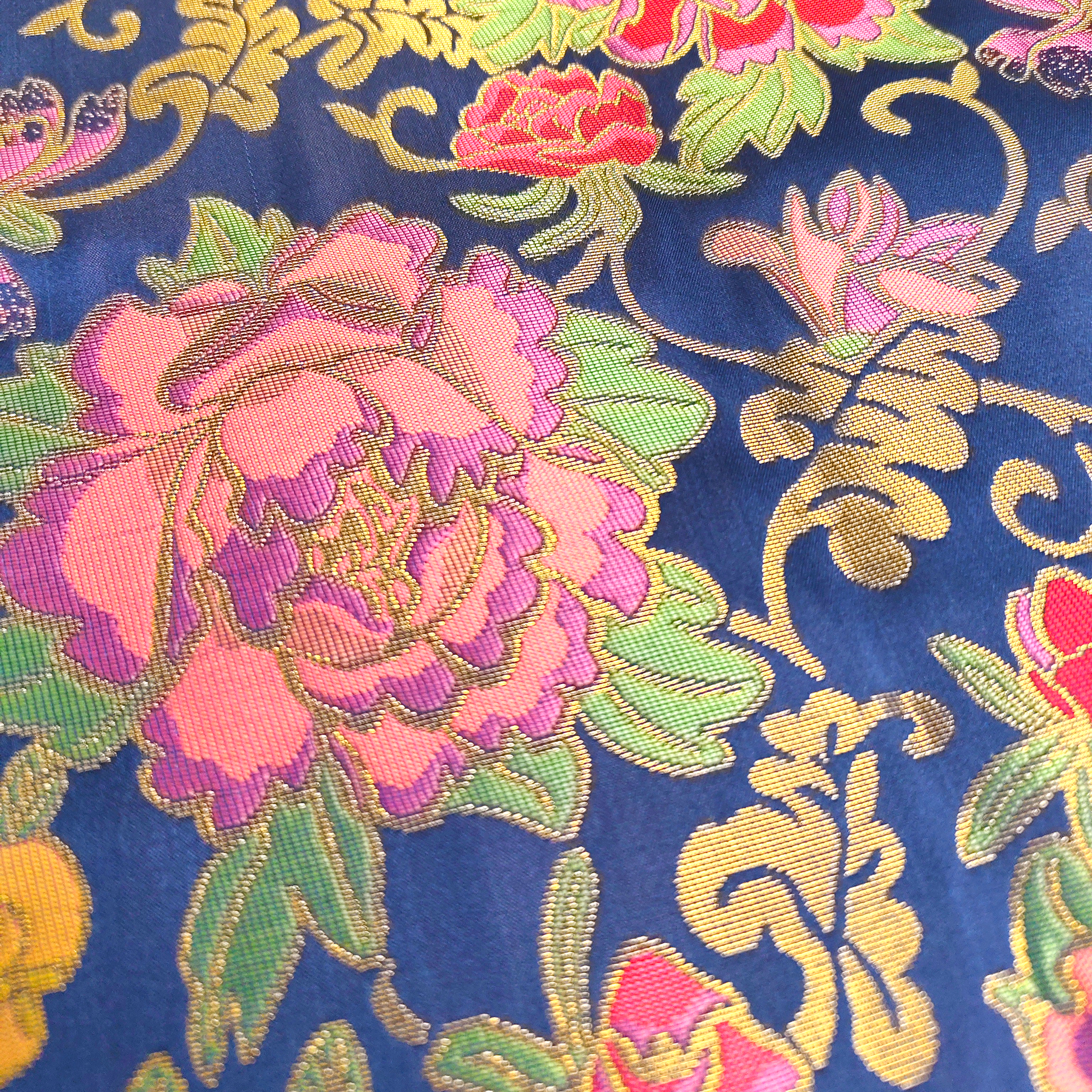 Yunjin Brocade V-Neck Coat