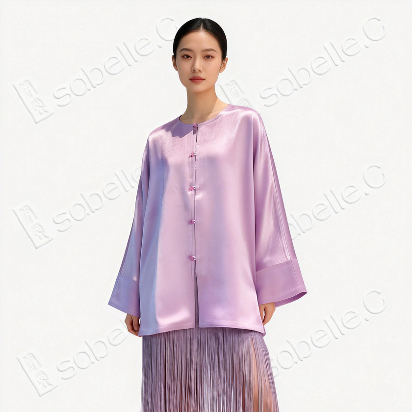 Luxury Heavy Silk Satin Jacket