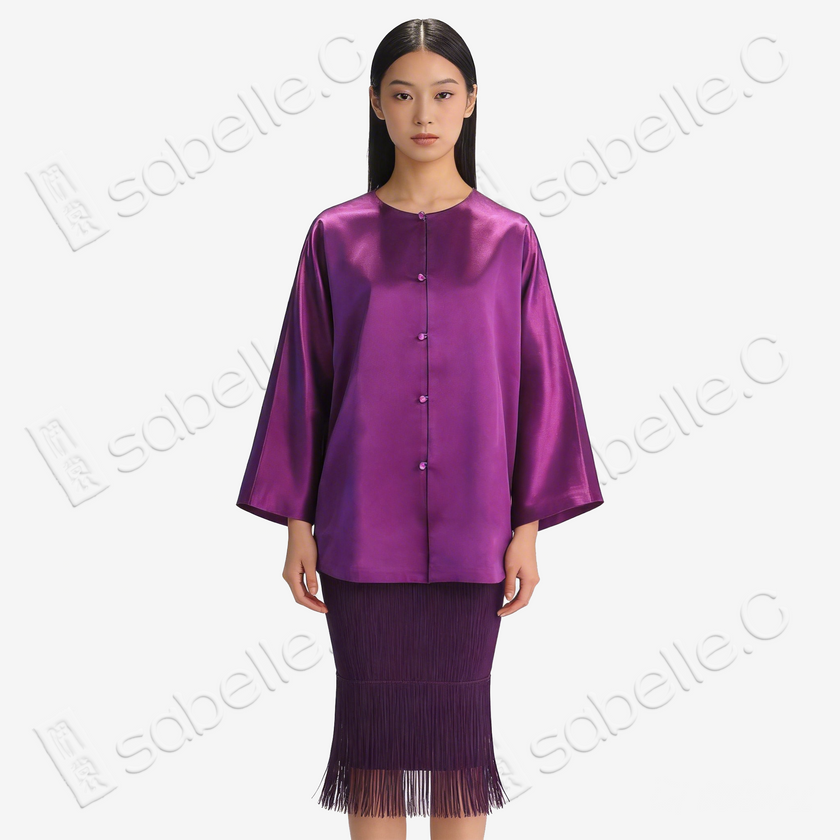 Luxury Heavy Silk Satin Jacket