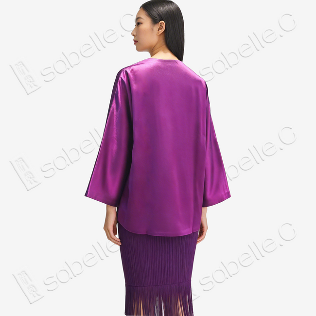 Luxury Heavy Silk Satin Jacket