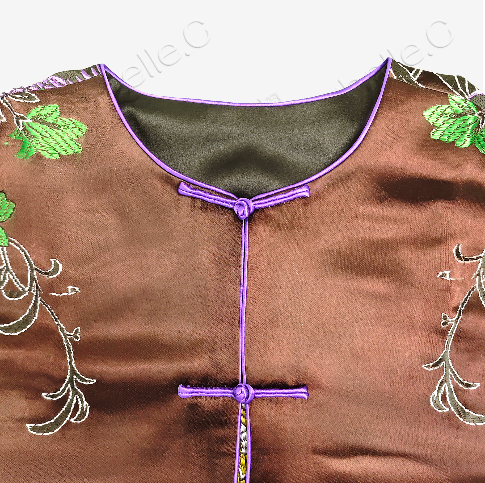 Premium Heavyweight Vintage Silk Jacket with Cuff Panel