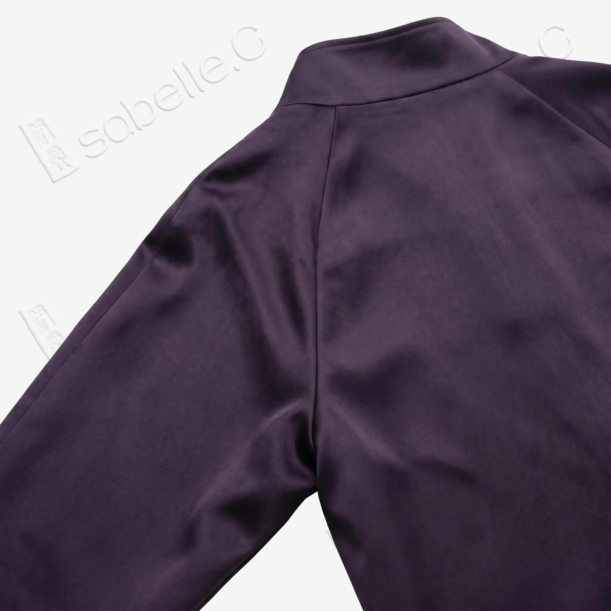Gambiered Canton Silk Leather Belted Trench Coat - 皮子料香雲紗外套