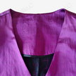 Crackle-Texture Gambiered Canton Silk Outerwear - 龜裂紋香雲紗外套