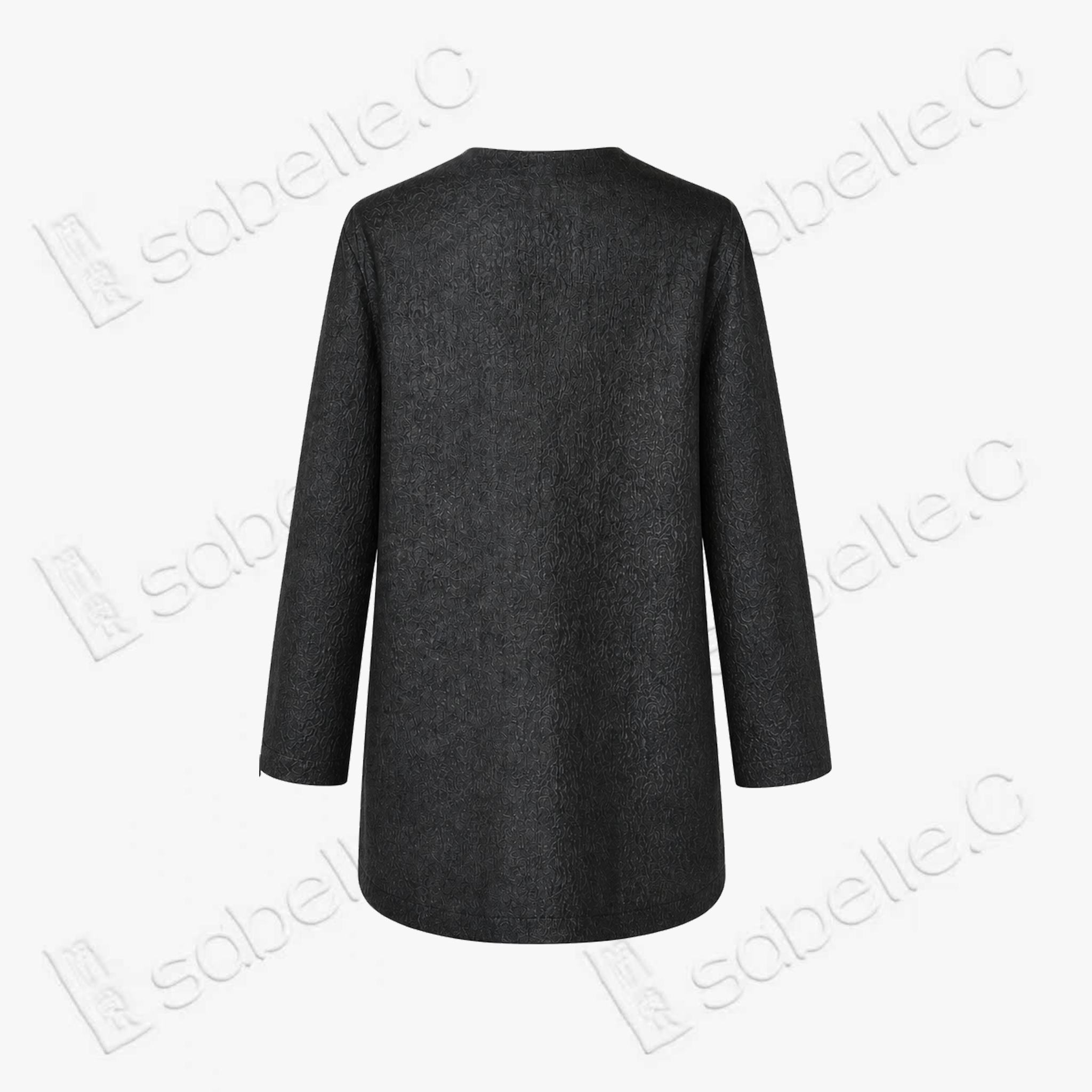 Jacquard Gambiered Canton Silk Jacket - 香雲紗外套