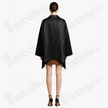 Leather‑Finish Gambiered Canton Silk Curved‑Hem Jacket - 皮子料香雲紗外套