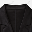 Leather‑Finish Gambiered Canton Silk Curved‑Hem Jacket - 皮子料香雲紗外套
