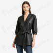 Heavy Silk Gambiered Canton Silk Trench Coat - 皮子料重緞香雲紗風衣外套