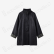 Heavy Silk Gambiered Canton Silk Trench Coat - 皮子料重緞香雲紗風衣外套