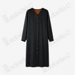 Long Coat in Heavy‑Weight Gambiered Canton Silk - 皮子料重緞香雲紗長外套