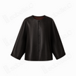 Heavy‑Satin Gambiered Canton Silk Short Jacket - 皮子料重磅香雲紗短外套