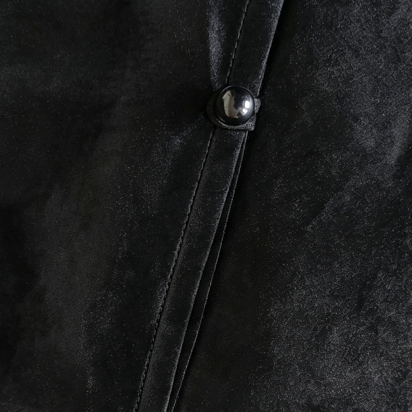 Heavy‑Satin Gambiered Canton Silk Short Jacket - 皮子料重磅香雲紗短外套