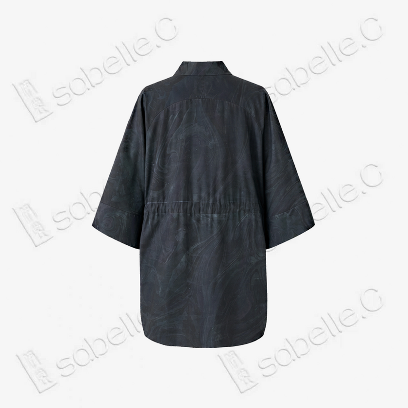 Heavy‑Satin Gambiered Canton Silk Outerwear - 皮子料重緞香雲紗外套