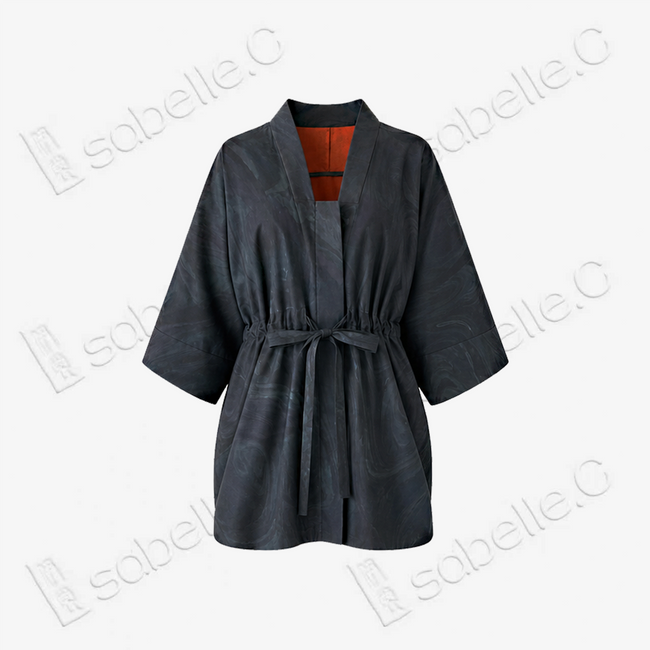Heavy‑Satin Gambiered Canton Silk Outerwear - 皮子料重緞香雲紗外套