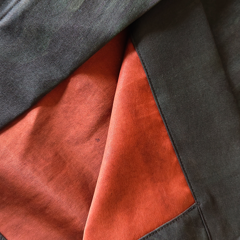 Heavy‑Satin Gambiered Canton Silk Outerwear - 皮子料重緞香雲紗外套