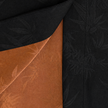 Gambiered Canton Silk Mandarin‑Collar Long Coat - 香雲紗盤口對襟長外套