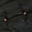 Gambiered Canton Silk Mandarin‑Collar Long Coat - 香雲紗盤口對襟長外套