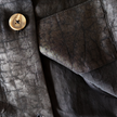 Crackled‑Texture Gambiered Canton Silk Short Jacket - 龜裂紋香雲紗短外套