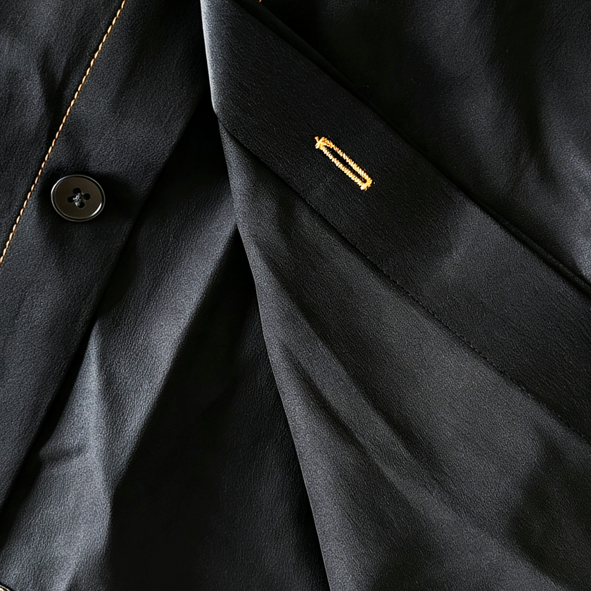 Heavy‑Weight Gambiered Canton Silk Shirt - 重磅皮子料香雲紗襯衫