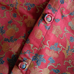 Floral Gambiered Canton Silk Jacket - 香雲紗外套