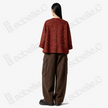 Floral Gambiered Canton Silk Jacket - 香雲紗外套