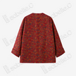 Floral Gambiered Canton Silk Jacket - 香雲紗外套