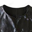 Crackled‑Texture Gambiered Canton Silk Jacket - 龜裂紋香雲紗短外套
