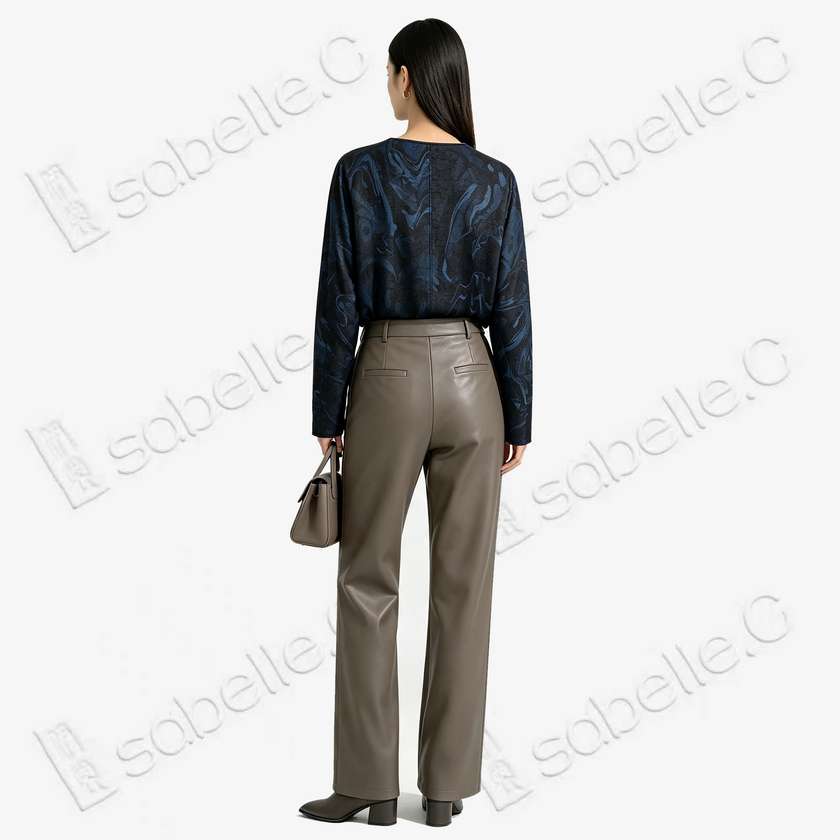 Crackled‑Texture Gambiered Canton Silk Jacket - 龜裂紋香雲紗短外套